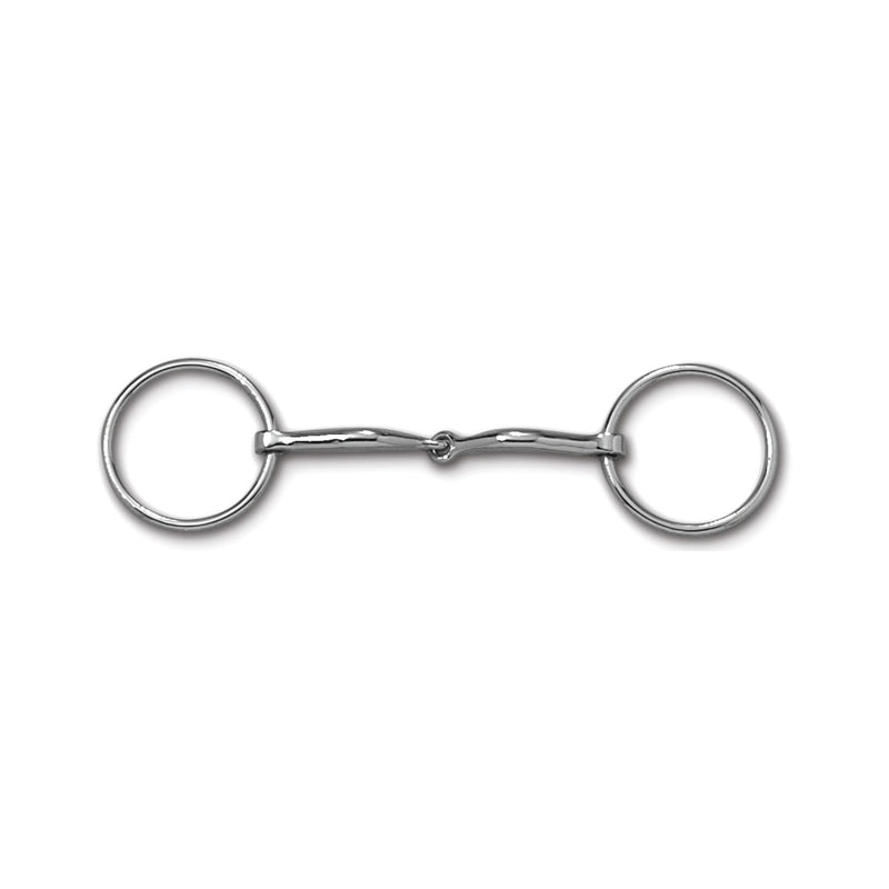 Myler Loose Ring Stainless Steel Single Joint Snaffle MB 09