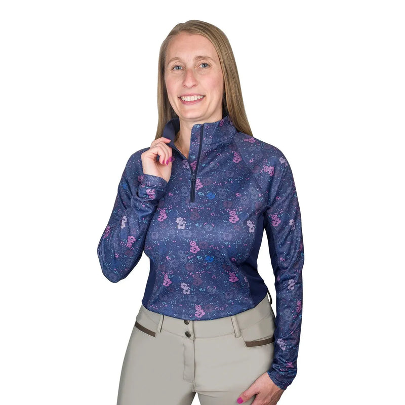 Ovation Ladies 1/4 Zip LS Sun Shirt FW24