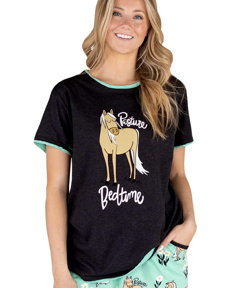 Lazy One Ladies Pasture Bedtime Tee  FW24