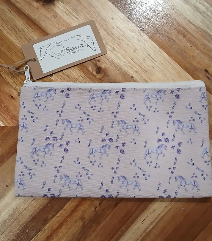 SonaEquestrian Pencil Case/Makeup Bag