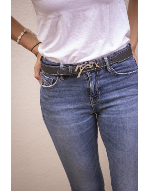 Penelope Leather Signature Belt