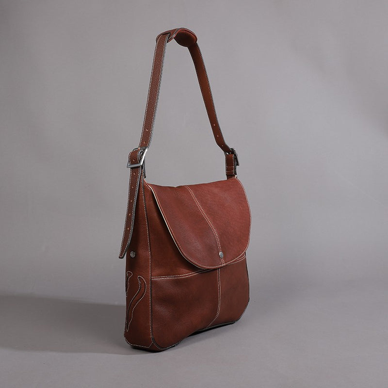 Antares Small Milano leather shoulder bag