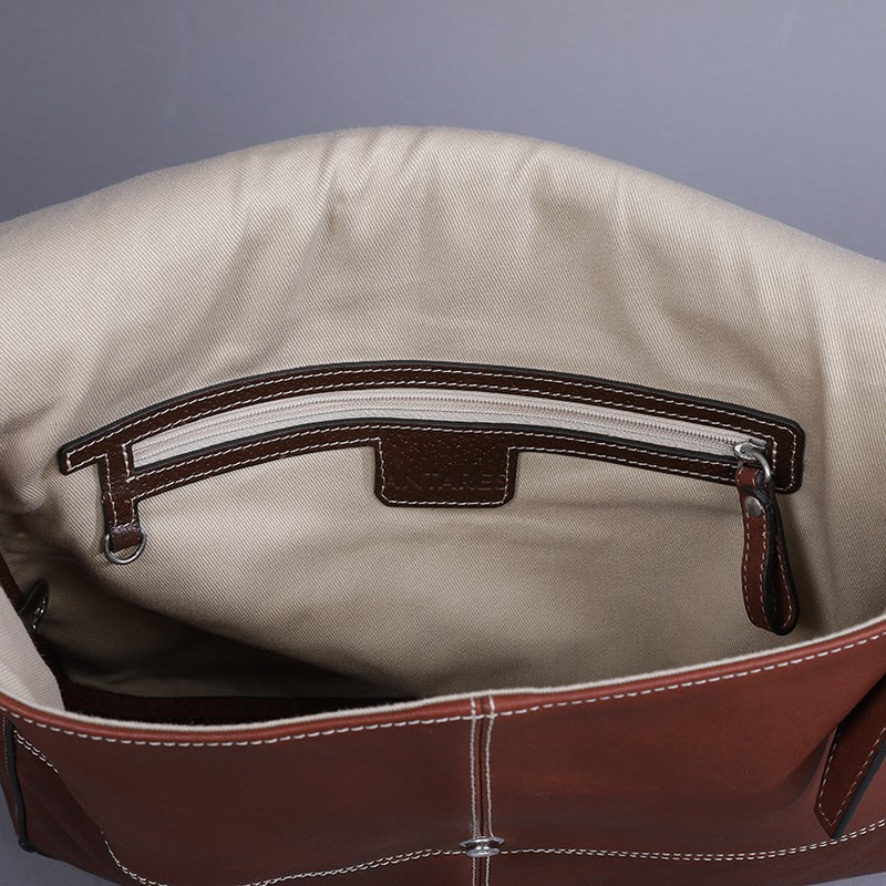 Antares Small Milano leather shoulder bag