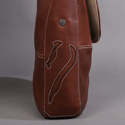 Antares Small Milano leather shoulder bag