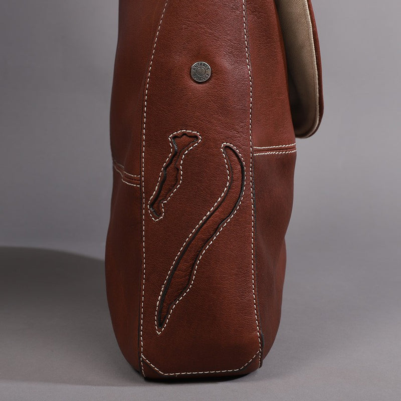 Antares Small Milano leather shoulder bag