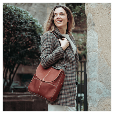 Antares Small Milano leather shoulder bag