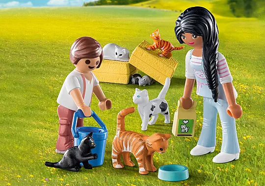 Playmobil Cat Family 71309