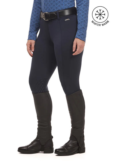 Kerrits Ladies Power Stretch Fleece Knee Patch Pocket Riding Tight