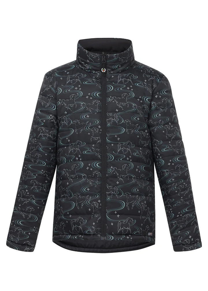 Kerrits Kids Ride the Wind Reversible Quilted Riding Jacket FW25