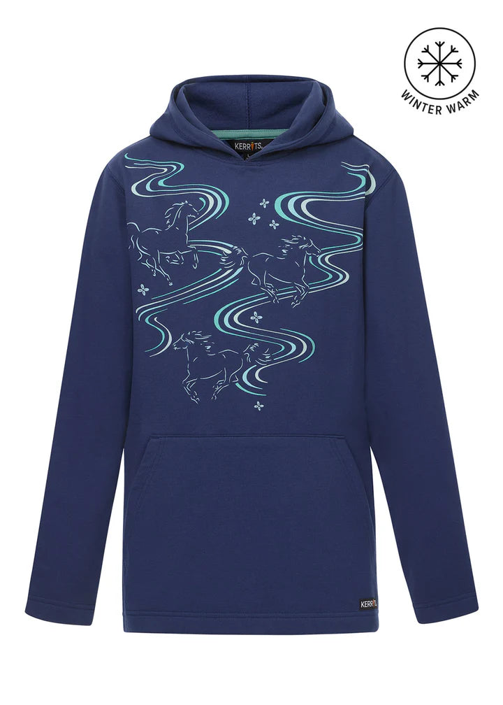 Kerrits Kids Ride the Wind Fleece Hoodie FW25