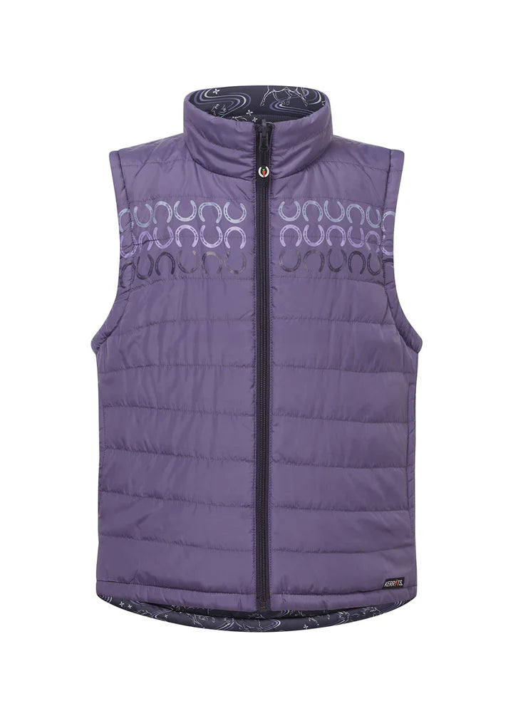 Kerrits Kids Ride the Wind Reversible Quilted Riding Vest FW25