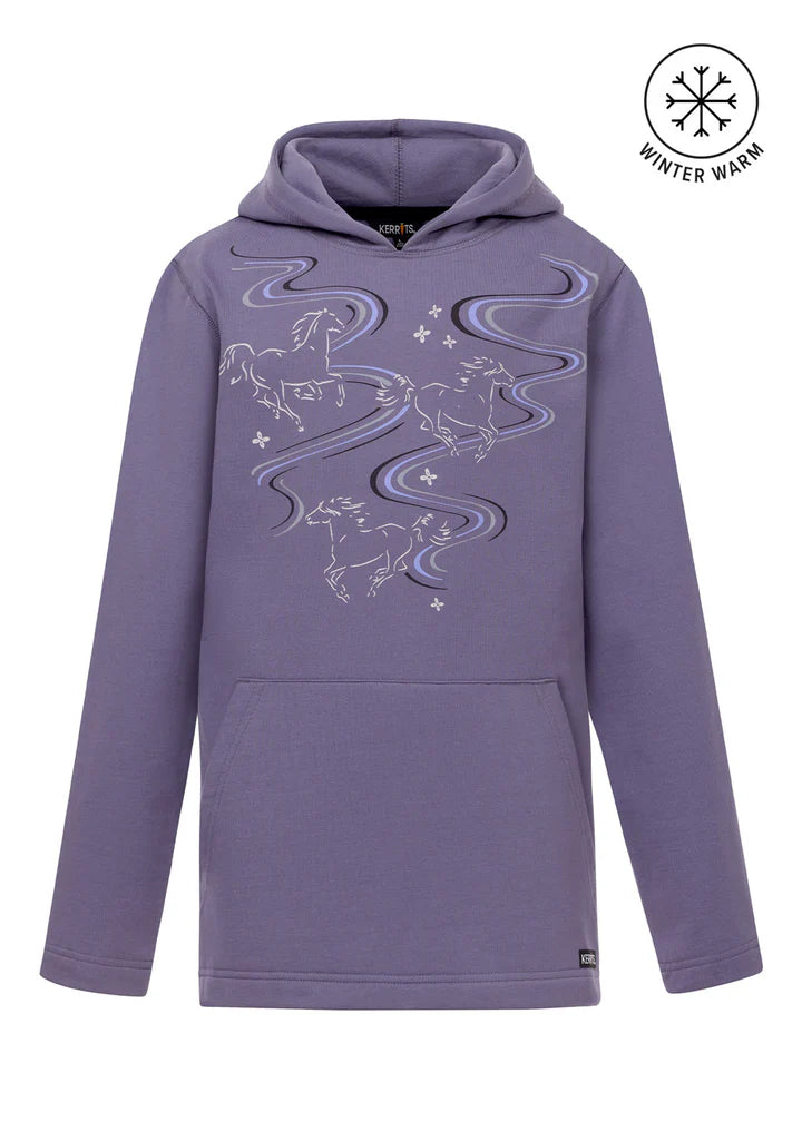 Kerrits Kids Ride the Wind Fleece Hoodie FW25