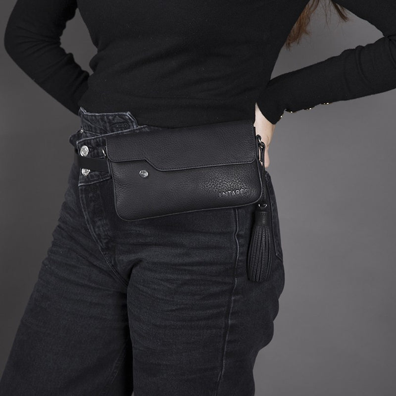 Antares Rio Leather Clutch Bag