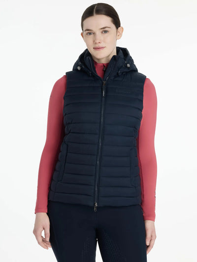 LeMieux Rose Hooded Puffer Gilet