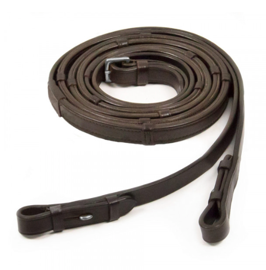 Schockemohle Leather Grip Reins with Hand Stops