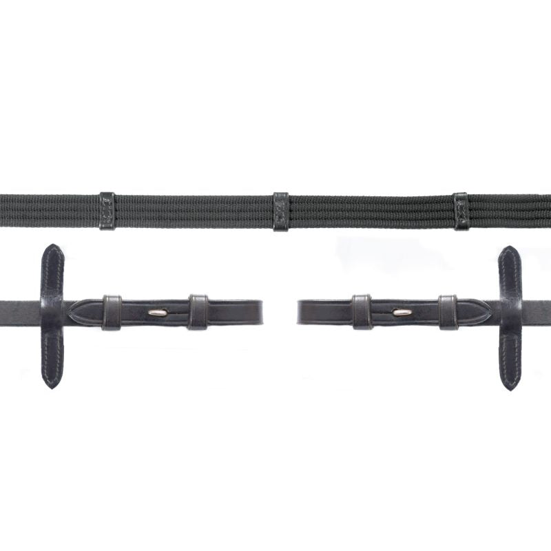 Schockëmohle Web Reins with Hook & Stud