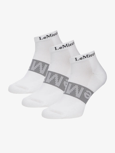 LeMieux Sneaker Socks 3 Pack SS25
