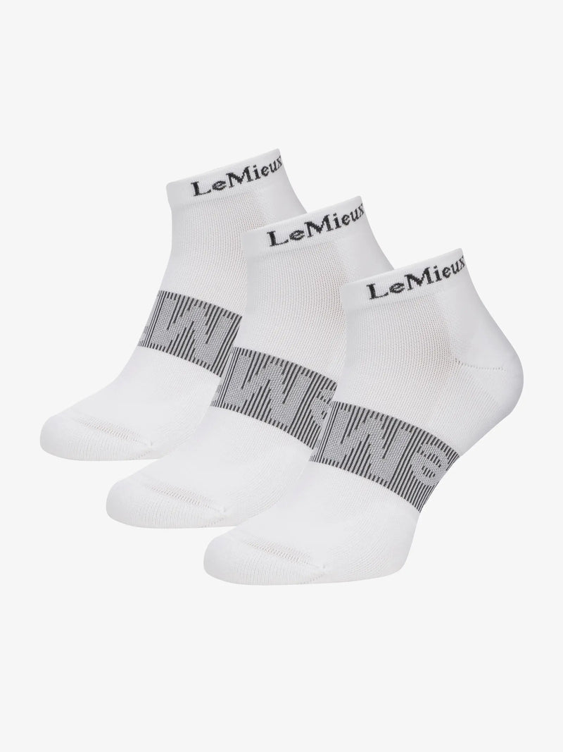 LeMieux Sneaker Socks 3 Pack SS25
