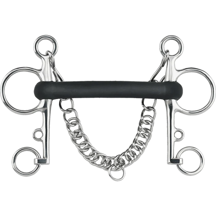 Herm Sprenger Soft Rubber Mullen Mouth Pelham Bit