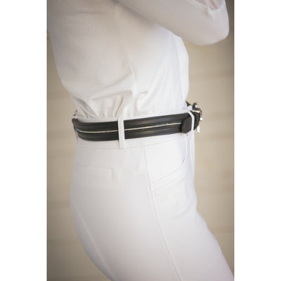 Pénélope Leather Signature Strass Belt