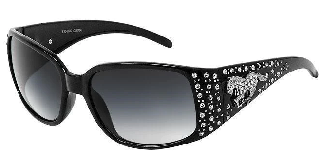 AWST Galloping Horse Sunglasses Rhinestones