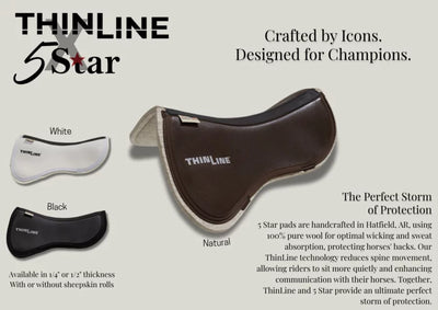 Thinline 5 Star X Felt Half Pad