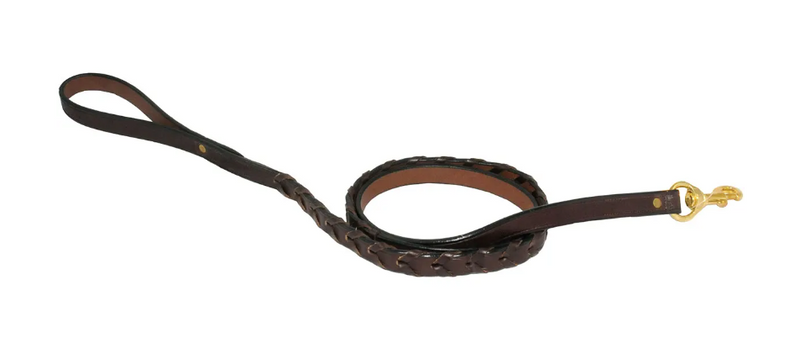 Tory Leather Laced Dog Lead