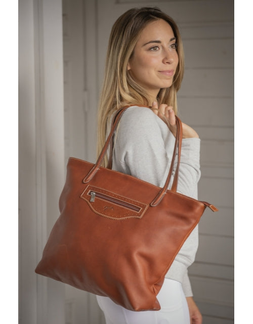 Pénélope Leather Toti Bag