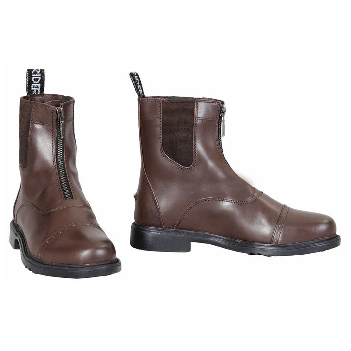 TuffRider Kids Baroque Front Zip Paddock Boots