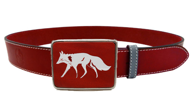 Lilo Collections Custom Leather Fox in a Box 1.5 Belt