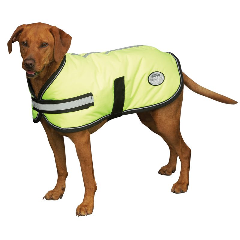 Weatherbeeta Comfitec Reflective Parka 300D Dog Coat Yellow 14"