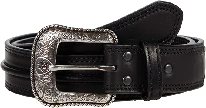 Ariat 1.5 in Center Bump Leather Belt