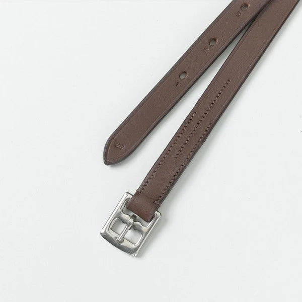 Camelot Solid Leather- CHD Brown 3/4 x 48