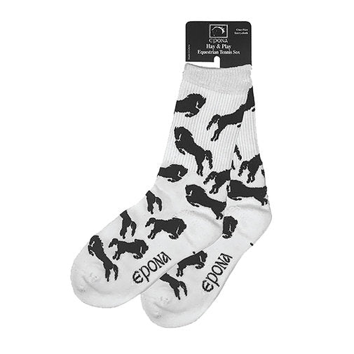 Epona Hay and Play Equestrian Tennis Sock