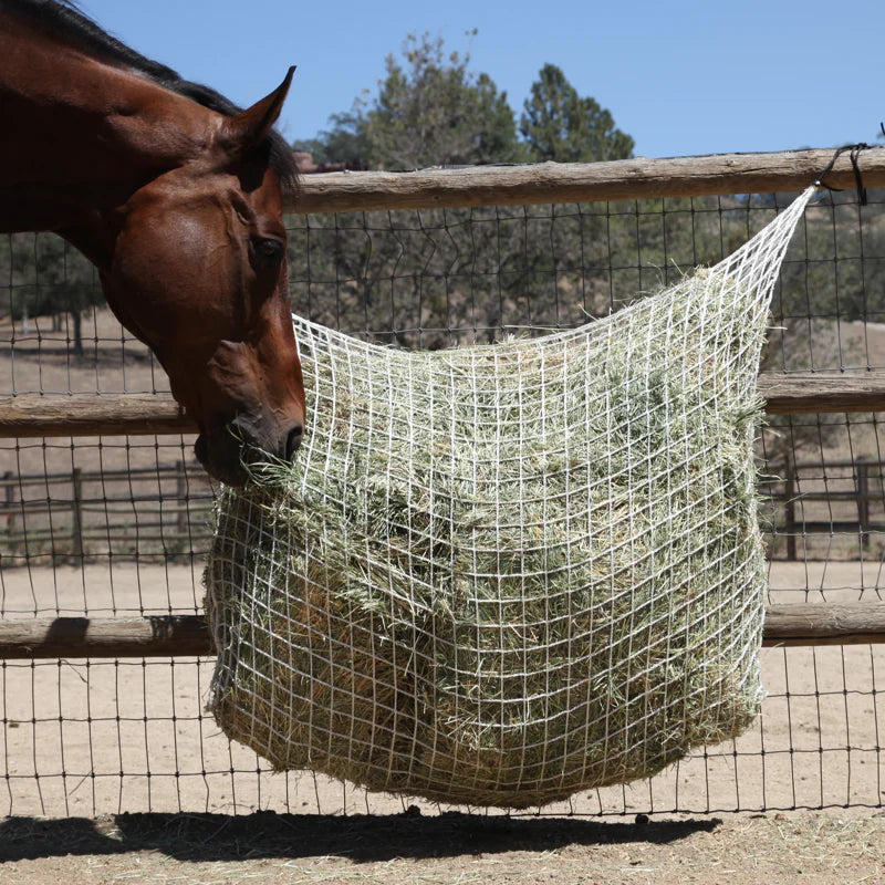 Freedom Feeder Extended Day 2 String Bale 6 Flake Slow Hay Feed Net
