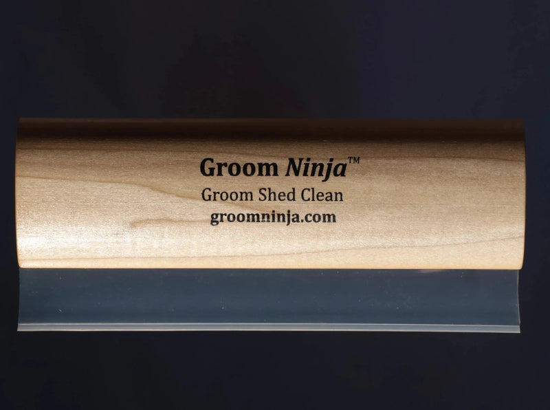 Groom Ninja Shedding Water Squeegee/Scraper
