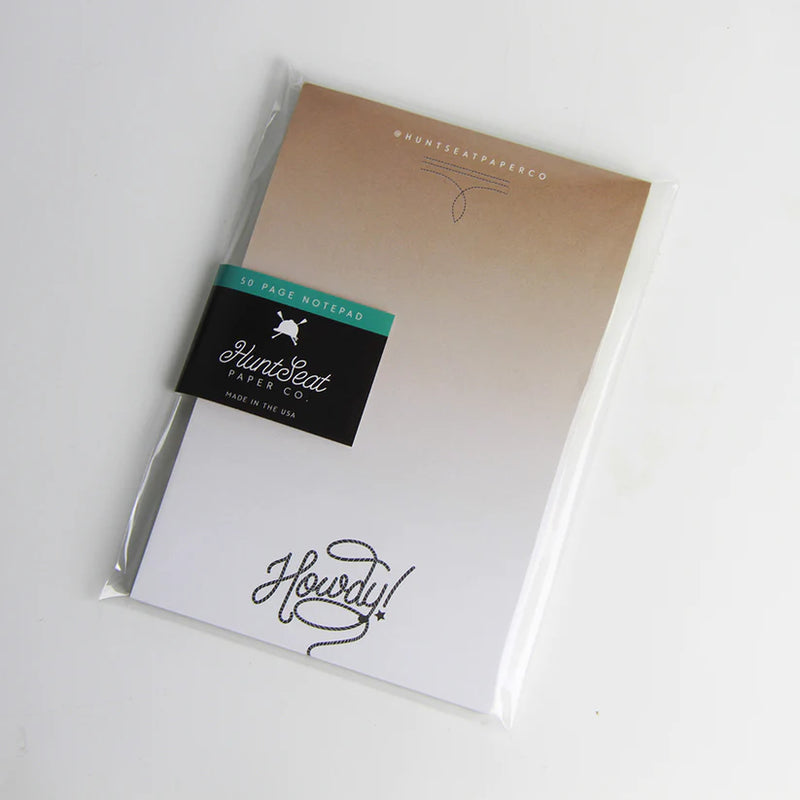 Hunt Seat Paper Co. 4x6  Notepad
