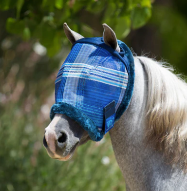 Kensington Mini & Pony Fly Mask with Dual Ear Openings & Fleece Trim