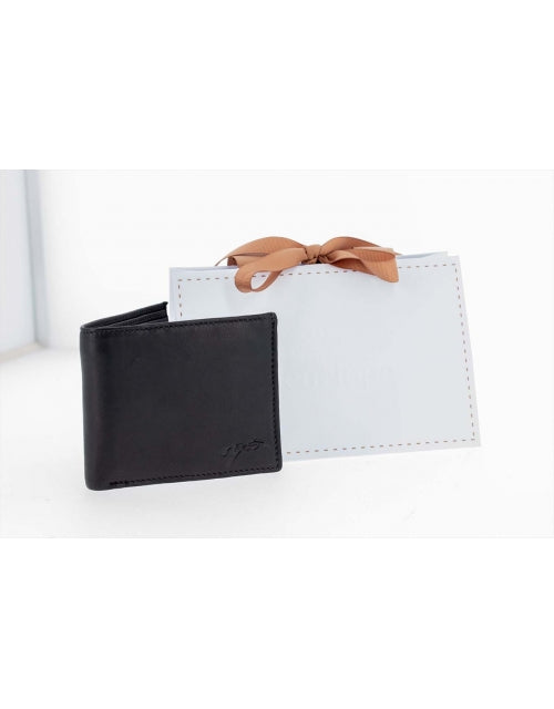 Penelope Leather Lilio Mens Bi Fold Wallet