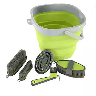 Professional's Choice Tail Tamer Grooming Kit w/ Collapsible Bucket