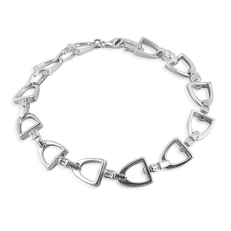 Kelly Herd Small English Stirrup Bracelet - Sterling Silver