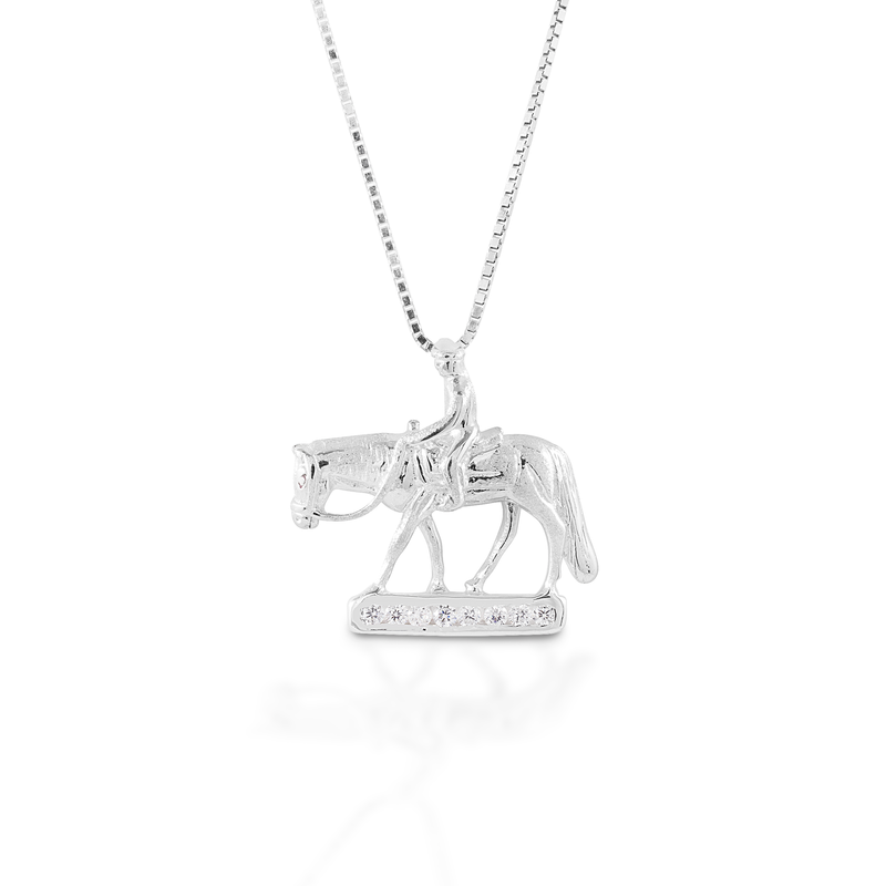 Kelly Herd Small Western Pleasure Horse - Sterling Silver