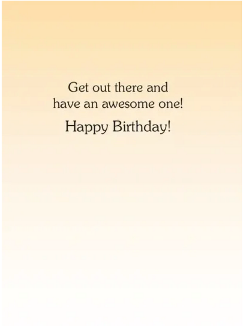 Birthday Card: So it&