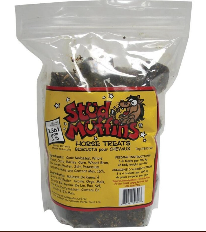 Stud Muffins Horse Treat Bag  45 OZ