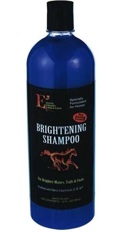 E3 Brightening Shampoo For Horses  32 OZ
