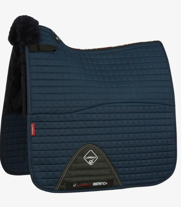 LeMieux Merino Wool Half Lined Dressage Square Pad