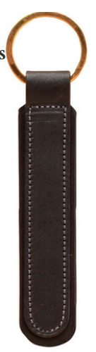 Tory Leather Padded Key Fob