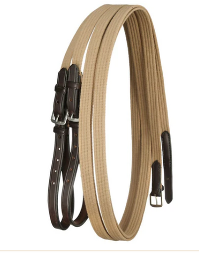 Tory Leather Cotton Web Draw Reins