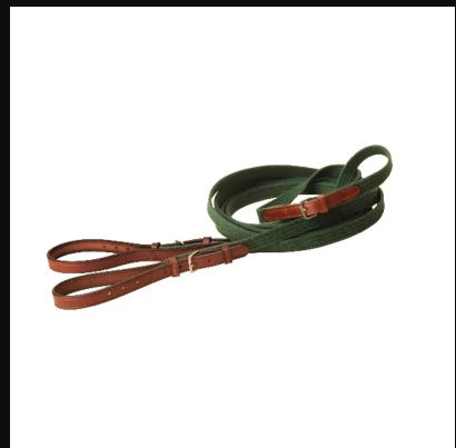 Tory Leather Cotton Web Draw Reins