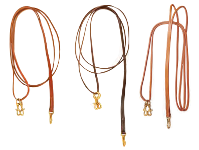 Tory One Piece Draw Reins With Sliding Snaps